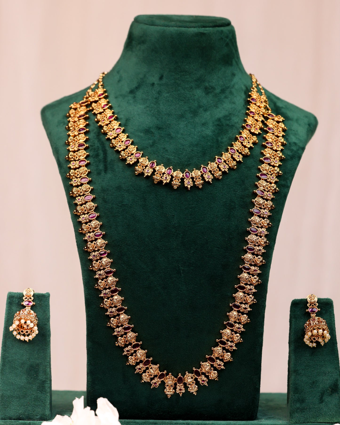 Harita Ratna Haaram Ruby - (Premium Masterpiece Edition) – By Suwarnikaa Jewels