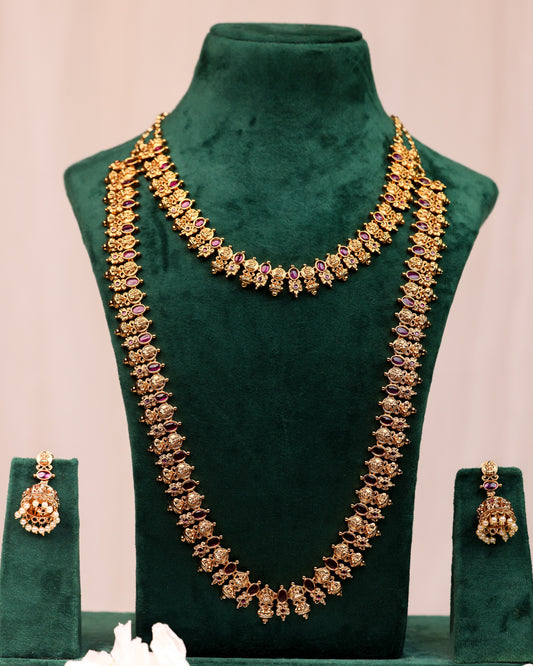 Harita Ratna Haaram Ruby - (Premium Masterpiece Edition) – By Suwarnikaa Jewels