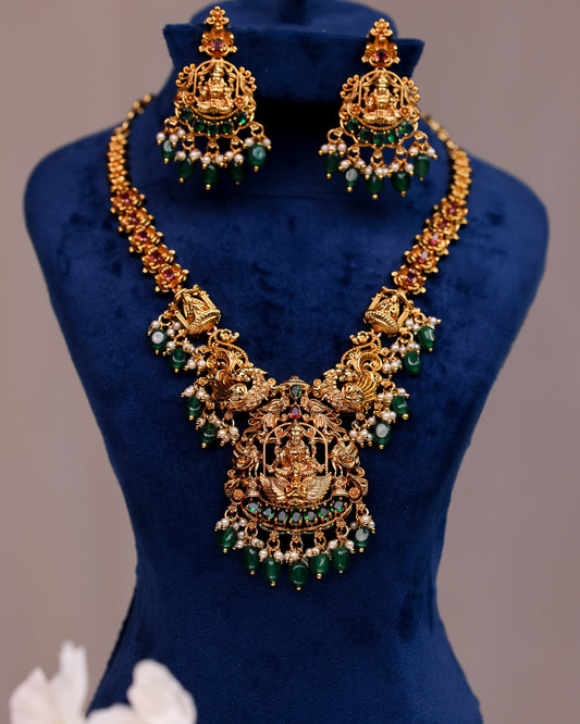 Sri Kamalāmbika Alankara Haaram- (Premium Masterpiece Edition) – By Suwarnikaa Jewels