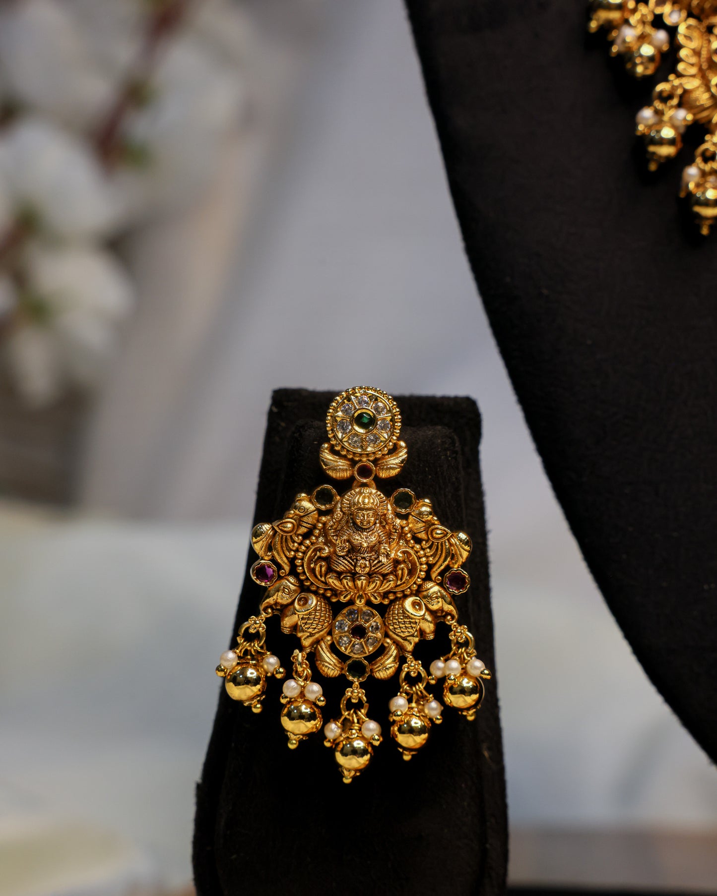 Lakshmi Anugraham Premium Temple Jewellery By Suwarnikaa Jewels
