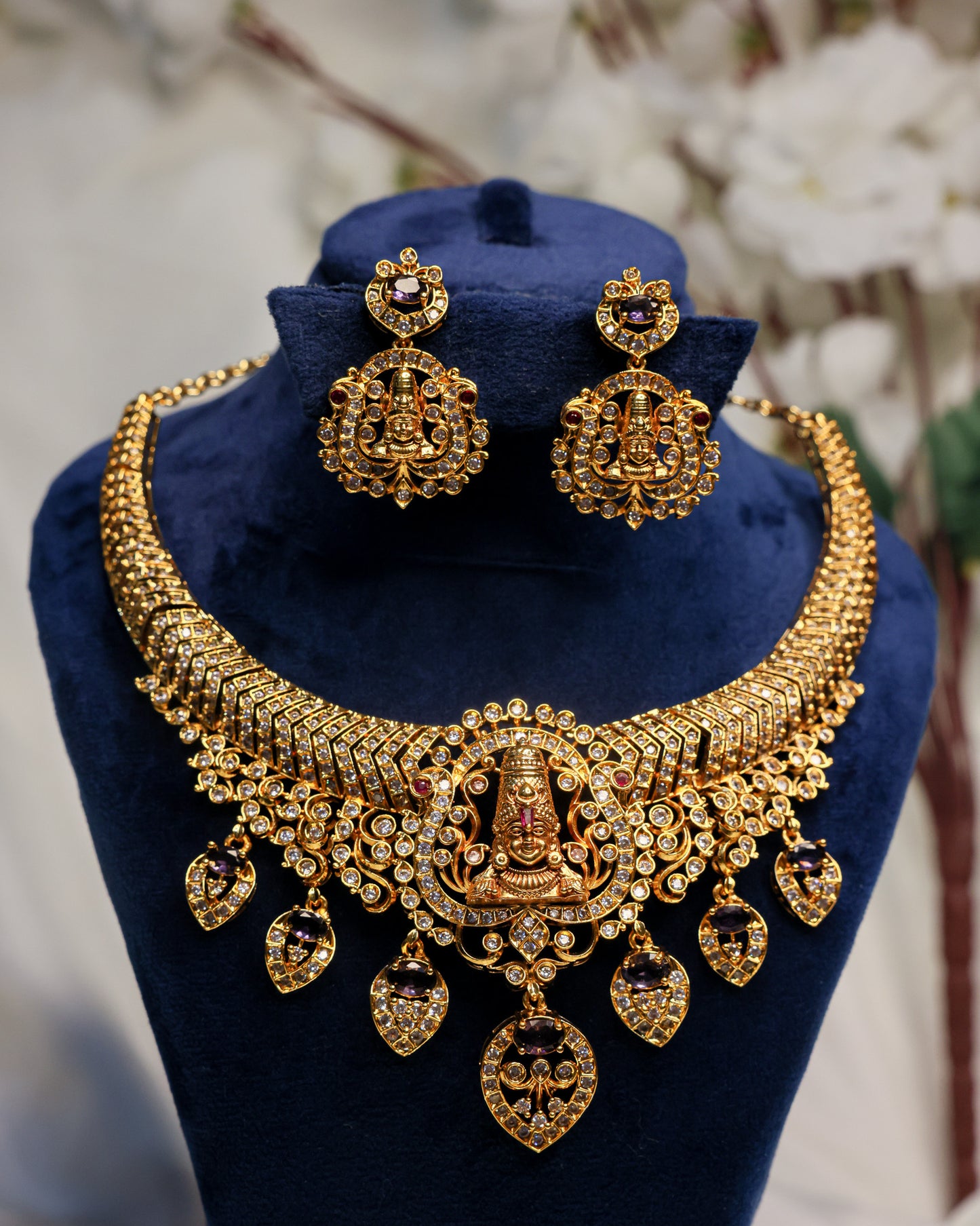 Vaikunta Kanti  Premium Temple Jewellery By Suwarnikaa Jewels
