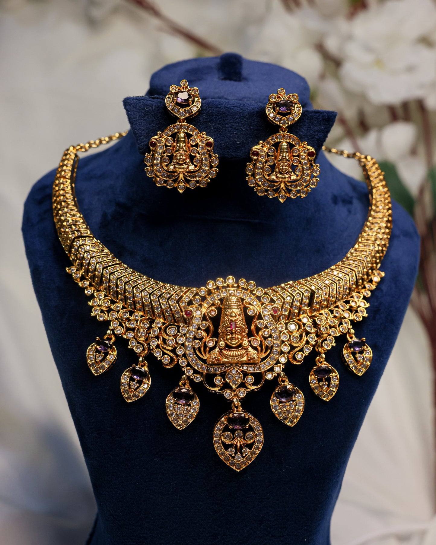 Vaikunta Kanti  Premium Temple Jewellery By Suwarnikaa Jewels