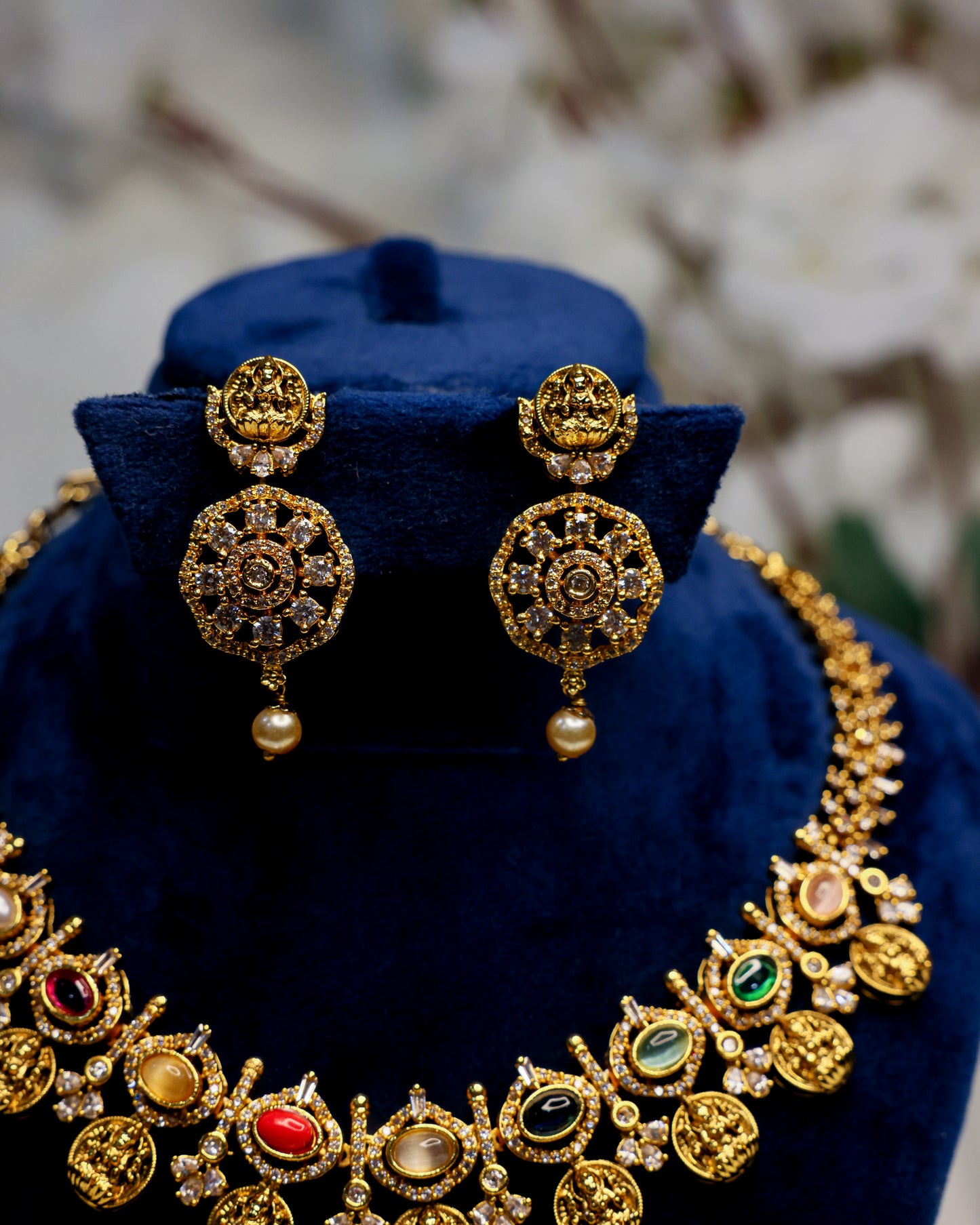 Aishwarya Ratnamala  Premium Temple Jewellery By Suwarnikaa Jewels