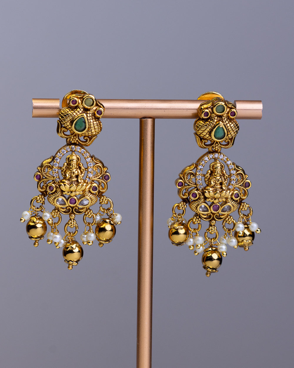 Kanaka Mahalakshmi Necklace set -  – By Suwarnikaa Jewels