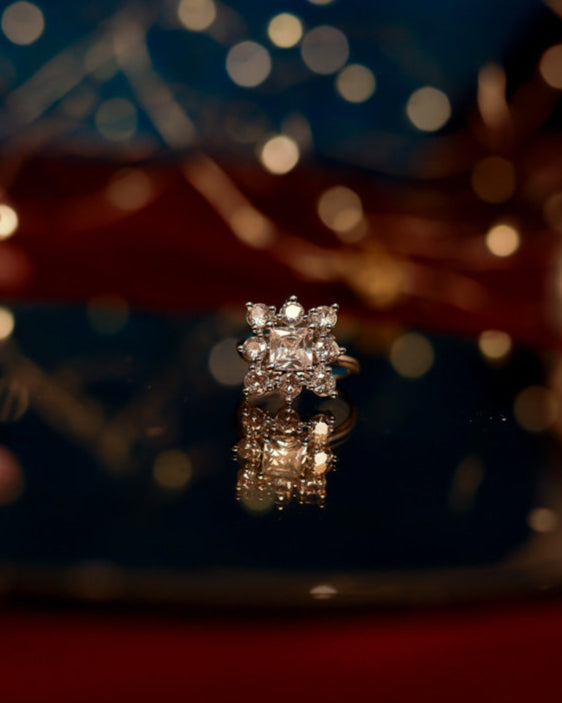 White stone American Diamond Ring