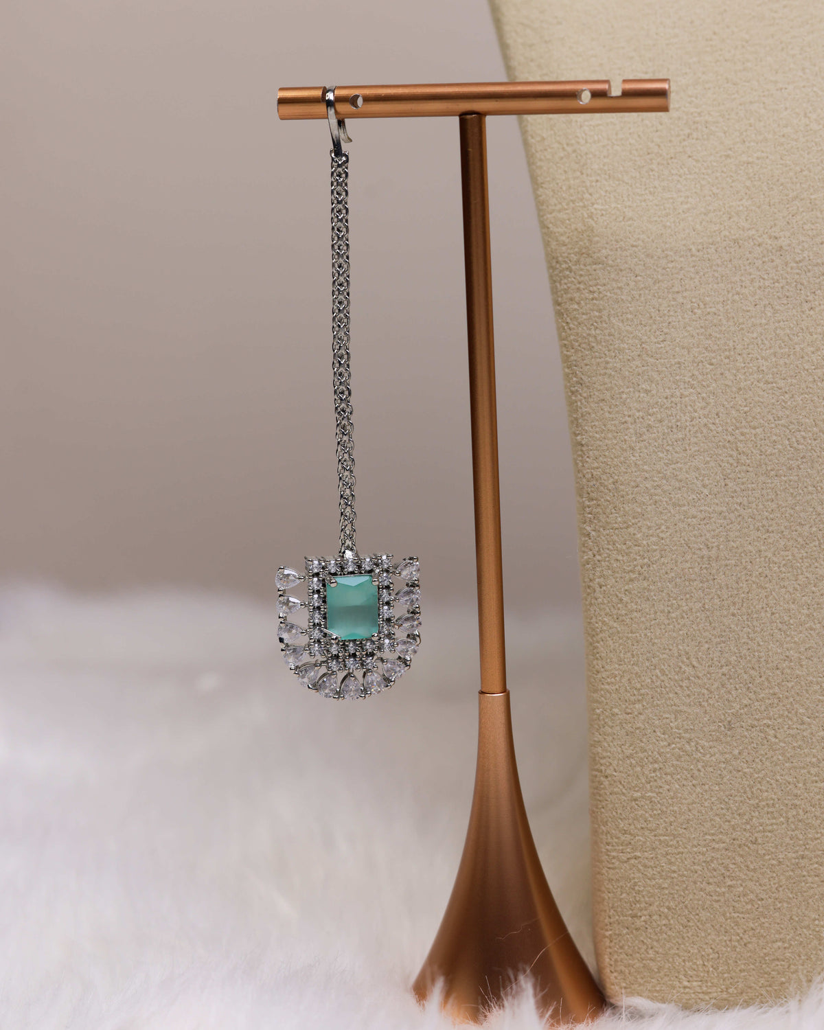 Aurelia Aqua Choker by suwarnikaa jewels