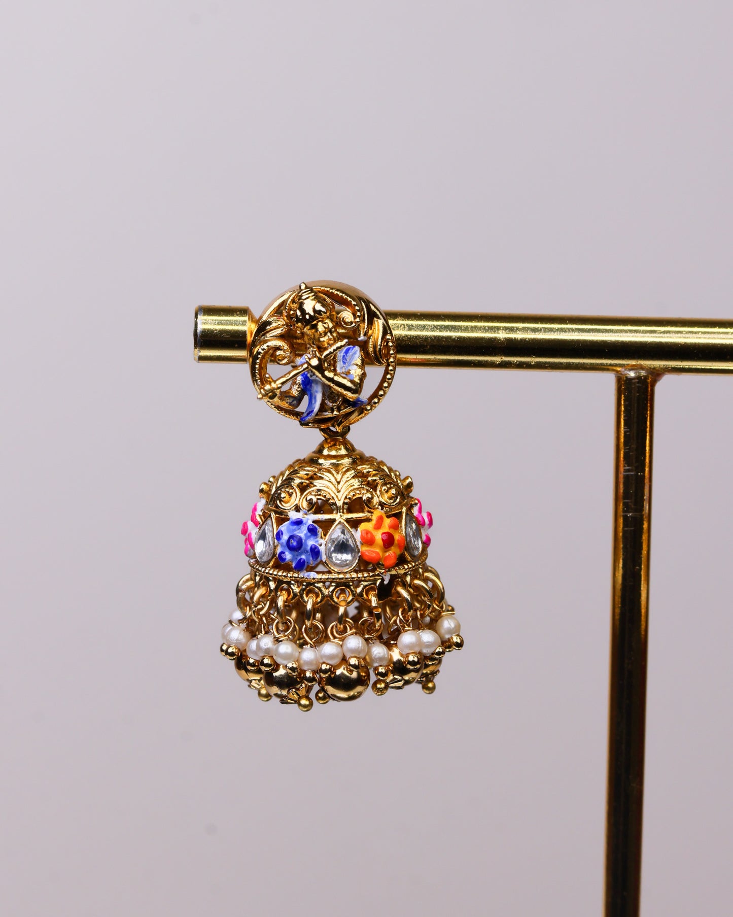 Brindavana Raga Meenakari Bridal choker Set- (Premium Masterpiece Edition) – By Suwarnikaa Jewels