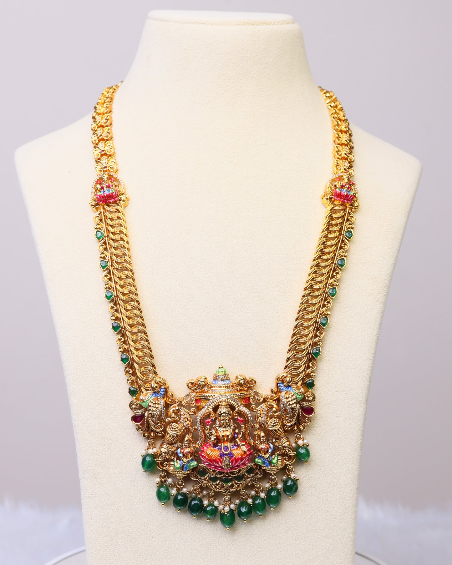 Padmavarna Vaibhav Haram - (Premium Masterpiece Edition) – By Suwarnikaa Jewels