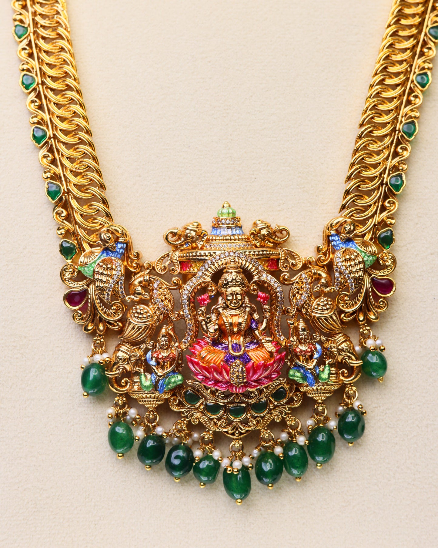 Padmavarna Vaibhav Haram - (Premium Masterpiece Edition) – By Suwarnikaa Jewels