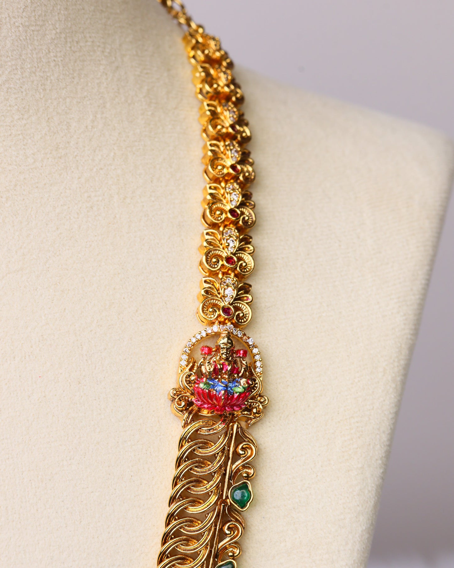 Padmavarna Vaibhav Haram - (Premium Masterpiece Edition) – By Suwarnikaa Jewels