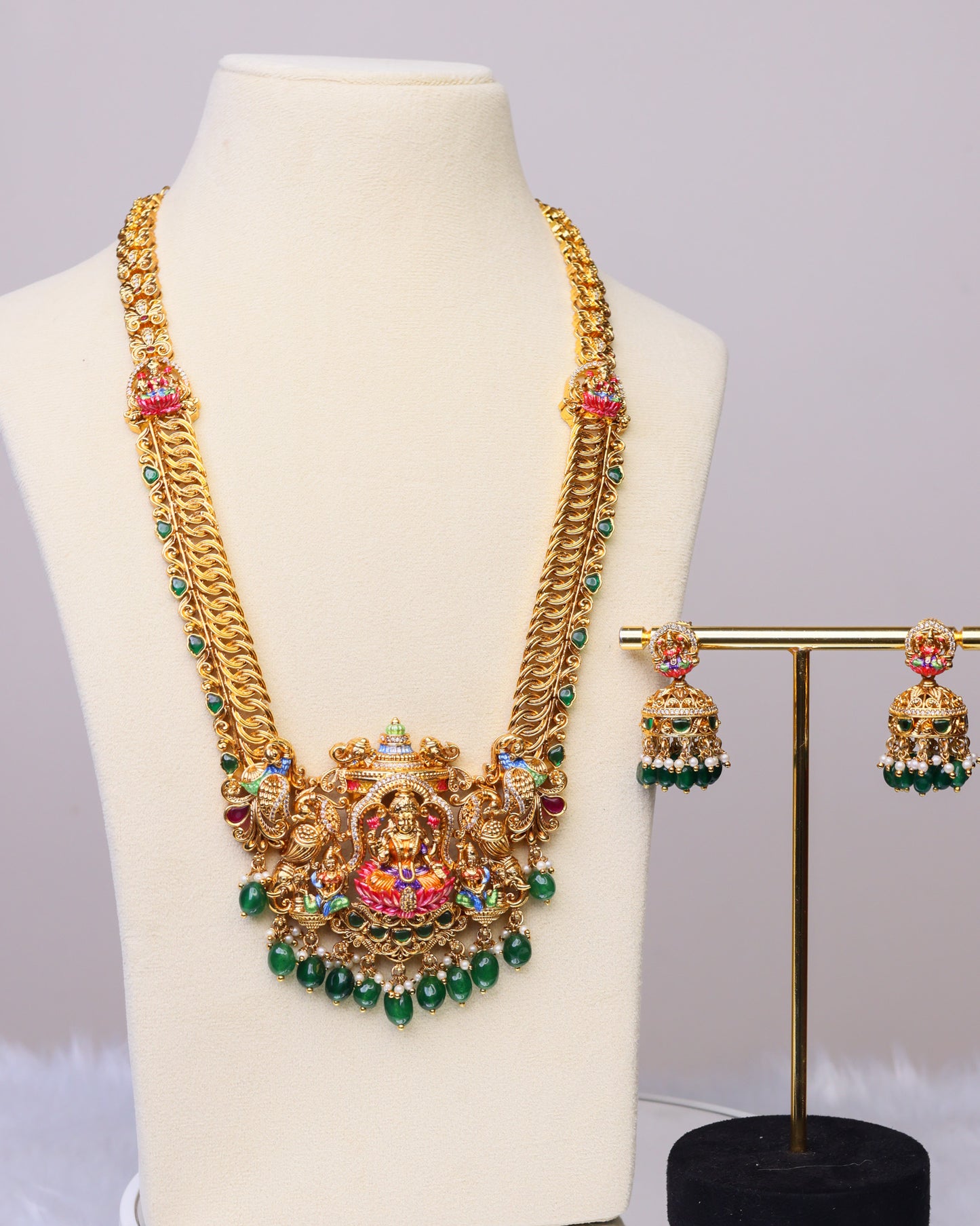 Padmavarna Vaibhav Haram - (Premium Masterpiece Edition) – By Suwarnikaa Jewels