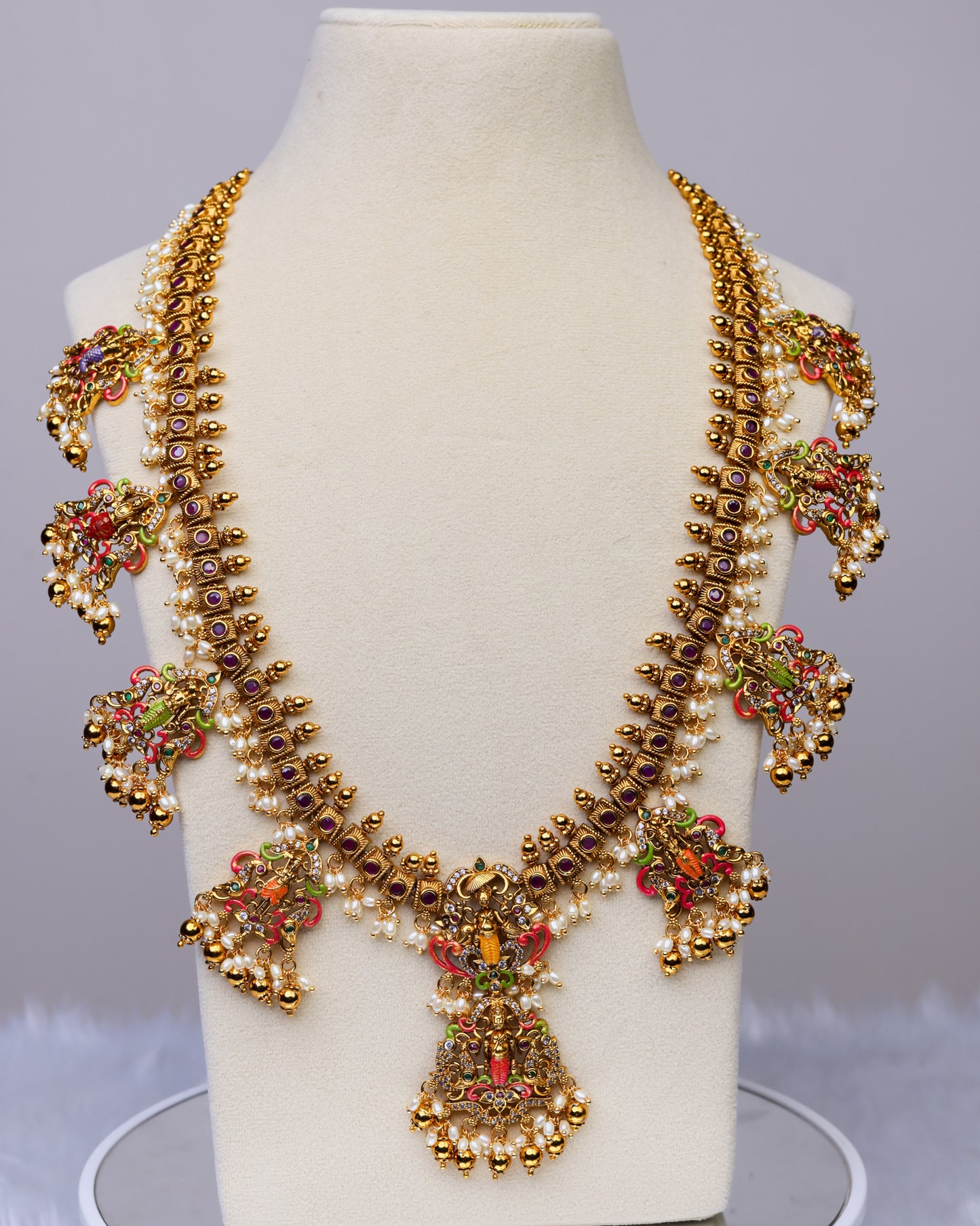 Sri Hari Dashavatara Ratna Haaram- (Premium Masterpiece Edition) – By Suwarnikaa Jewels