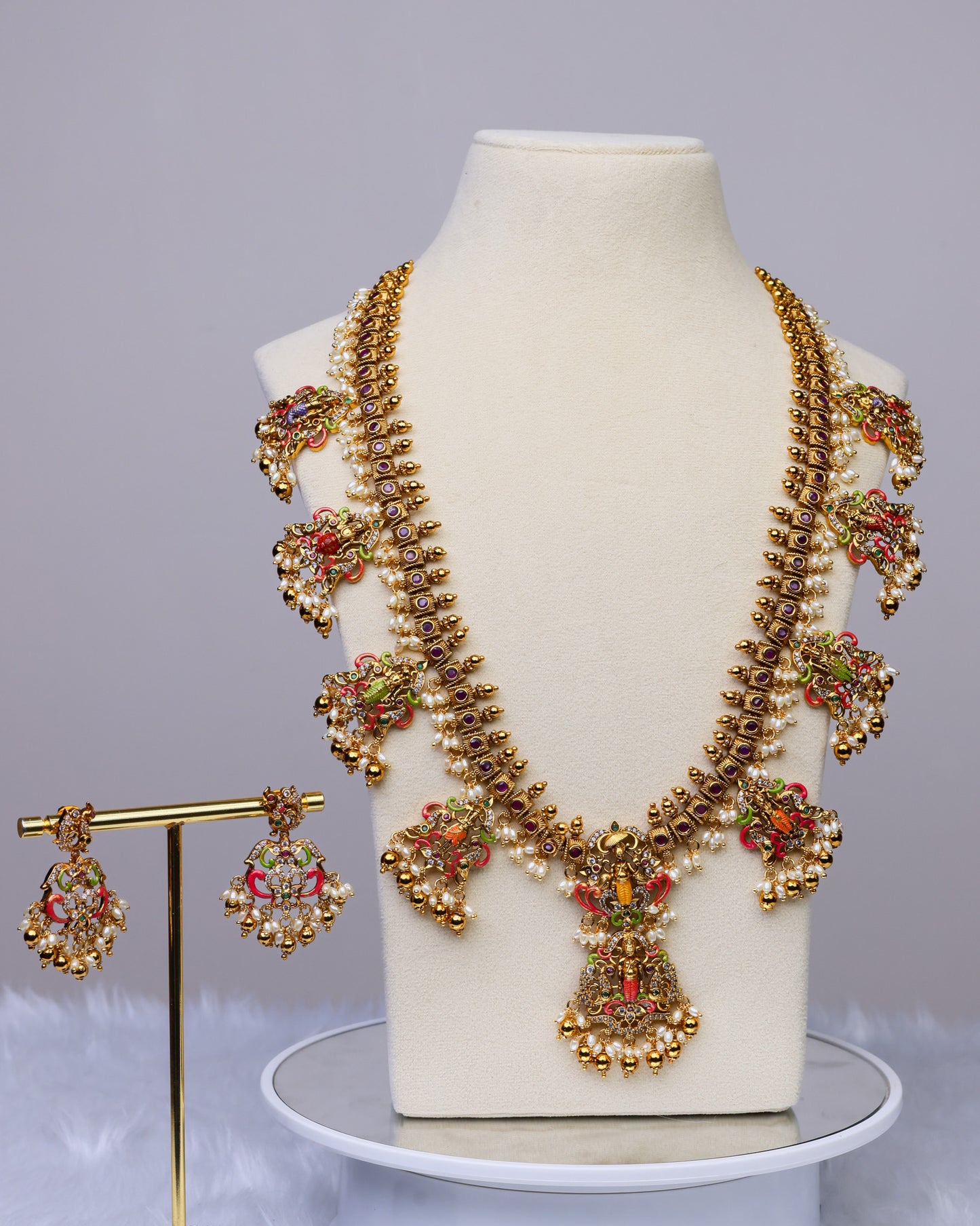 Sri Hari Dashavatara Ratna Haaram- (Premium Masterpiece Edition) – By Suwarnikaa Jewels