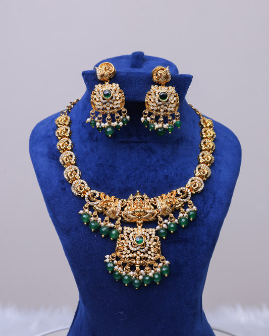 Emerald Vaibhav Heritage Set – By Suwarnikaa Jewels