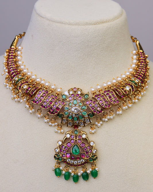 Mahira Maharani Choker - (Premium Masterpiece Edition) – By Suwarnikaa Jewels