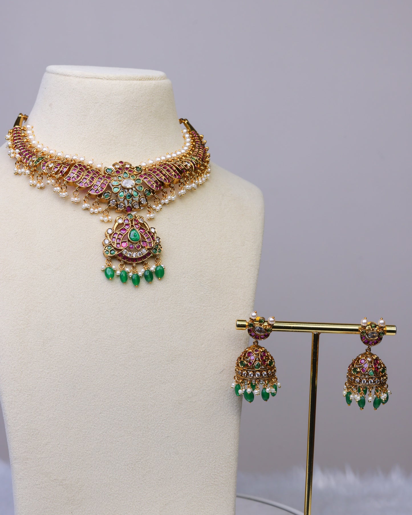 Mahira Maharani Choker - (Premium Masterpiece Edition) – By Suwarnikaa Jewels
