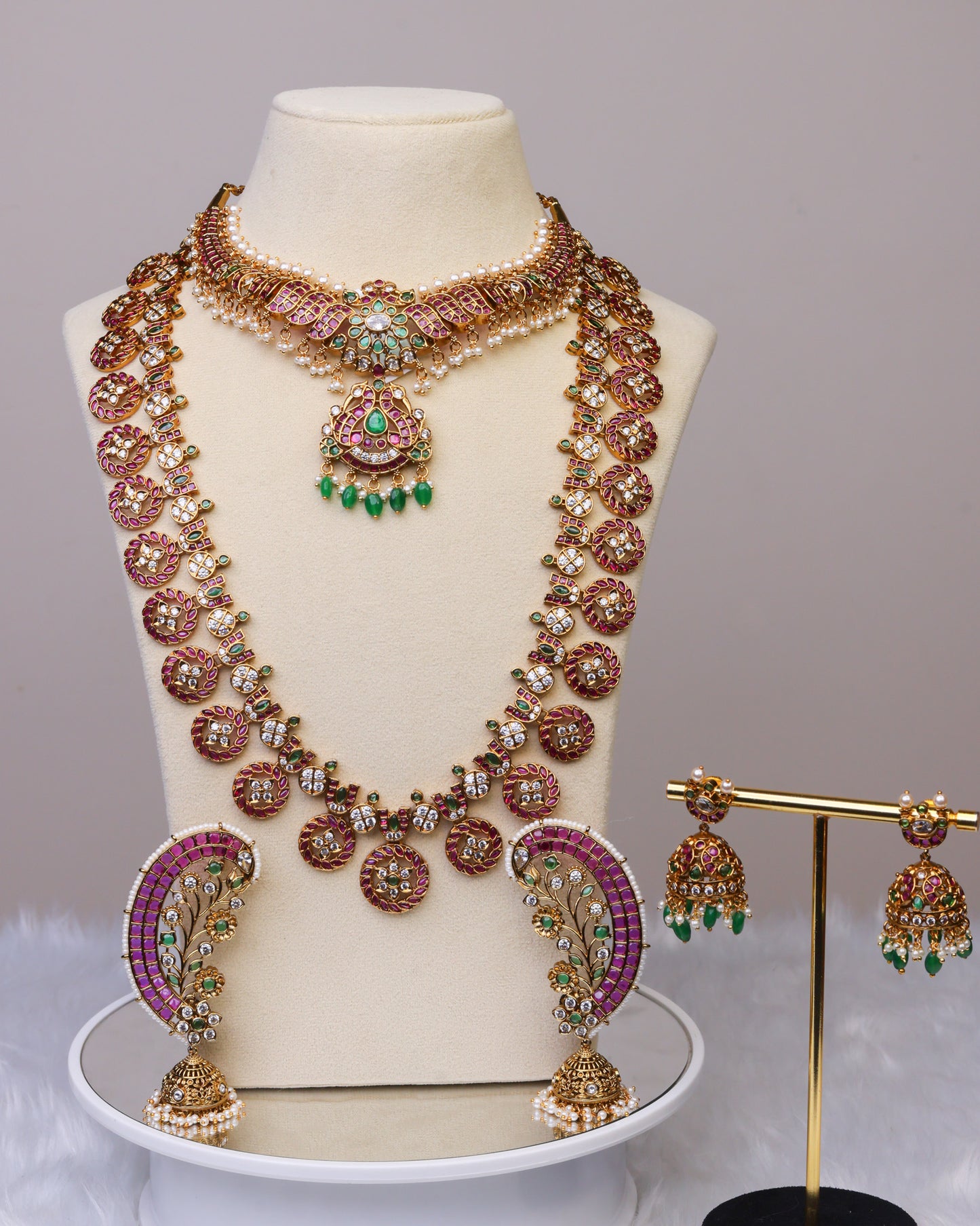 Swarna Vaibhav Wedding Set - (Premium Masterpiece Edition) – By Suwarnikaa Jewels