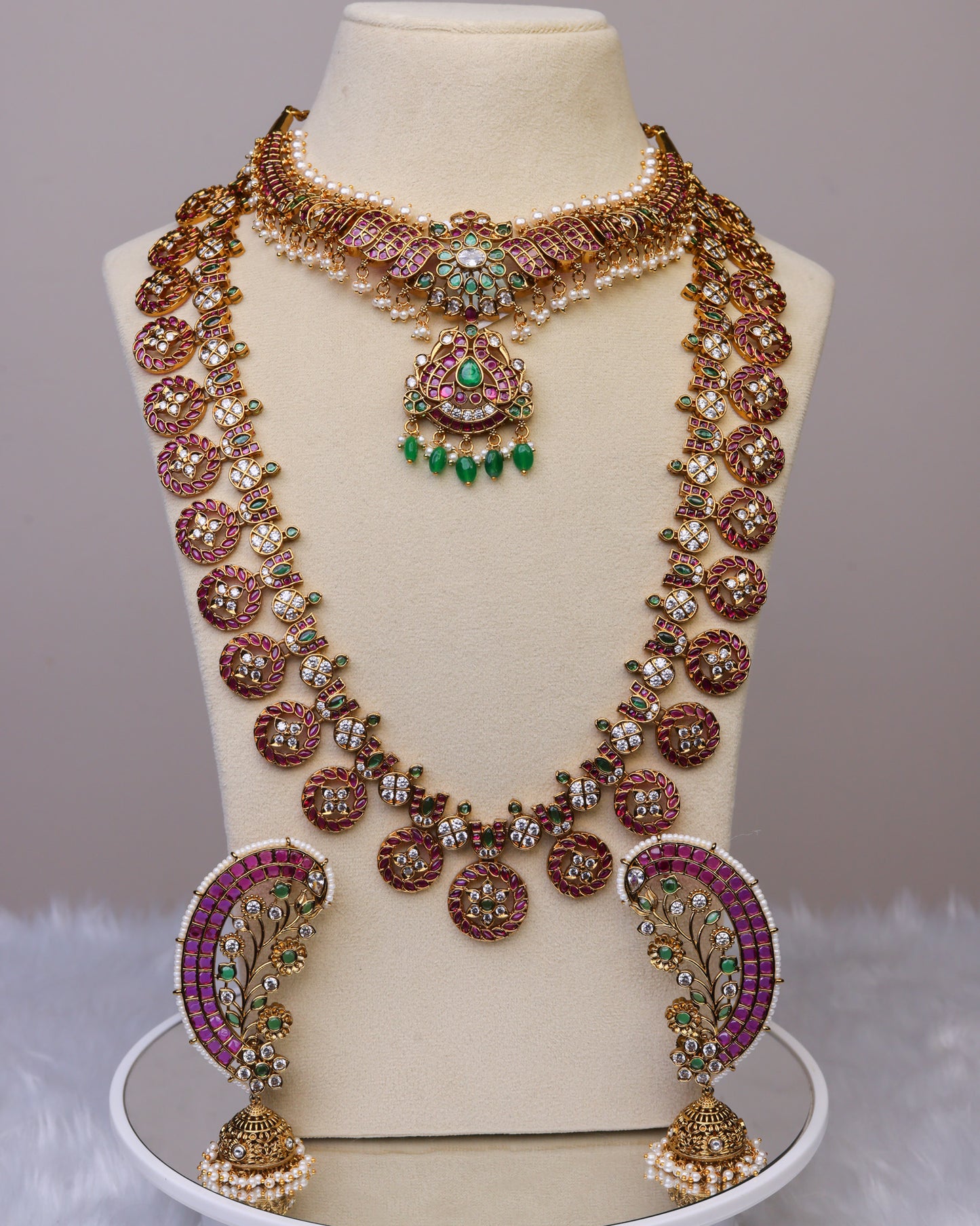 Swarna Vaibhav Wedding Set - (Premium Masterpiece Edition) – By Suwarnikaa Jewels