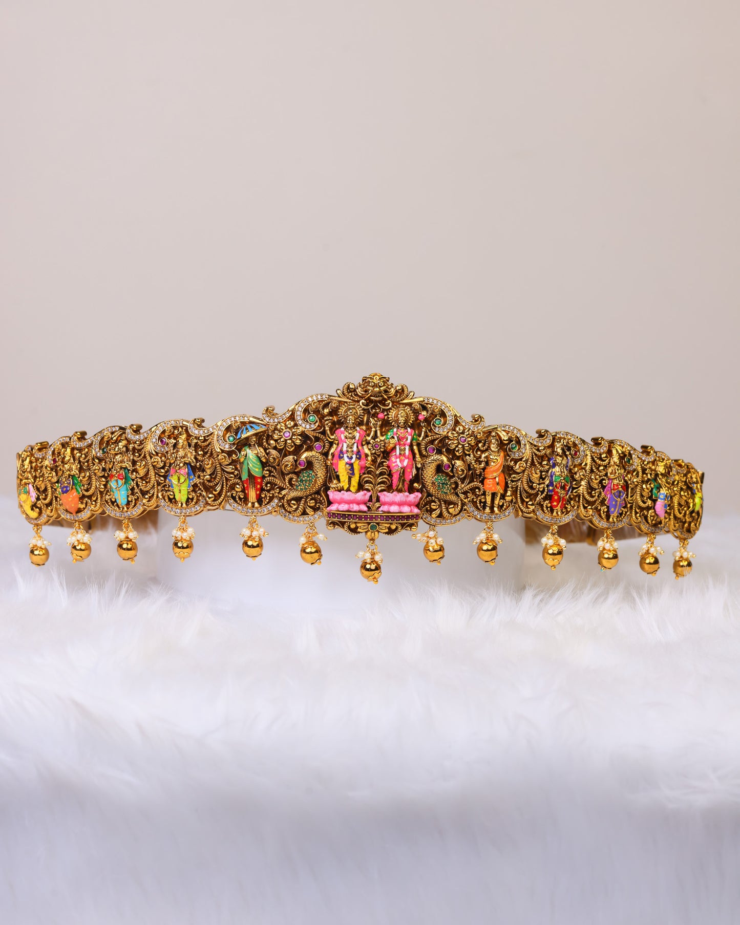 Vaikuntha Vaibhava Dashavatara Vaddanam - (Premium Masterpiece Edition) – By Suwarnikaa Jewels