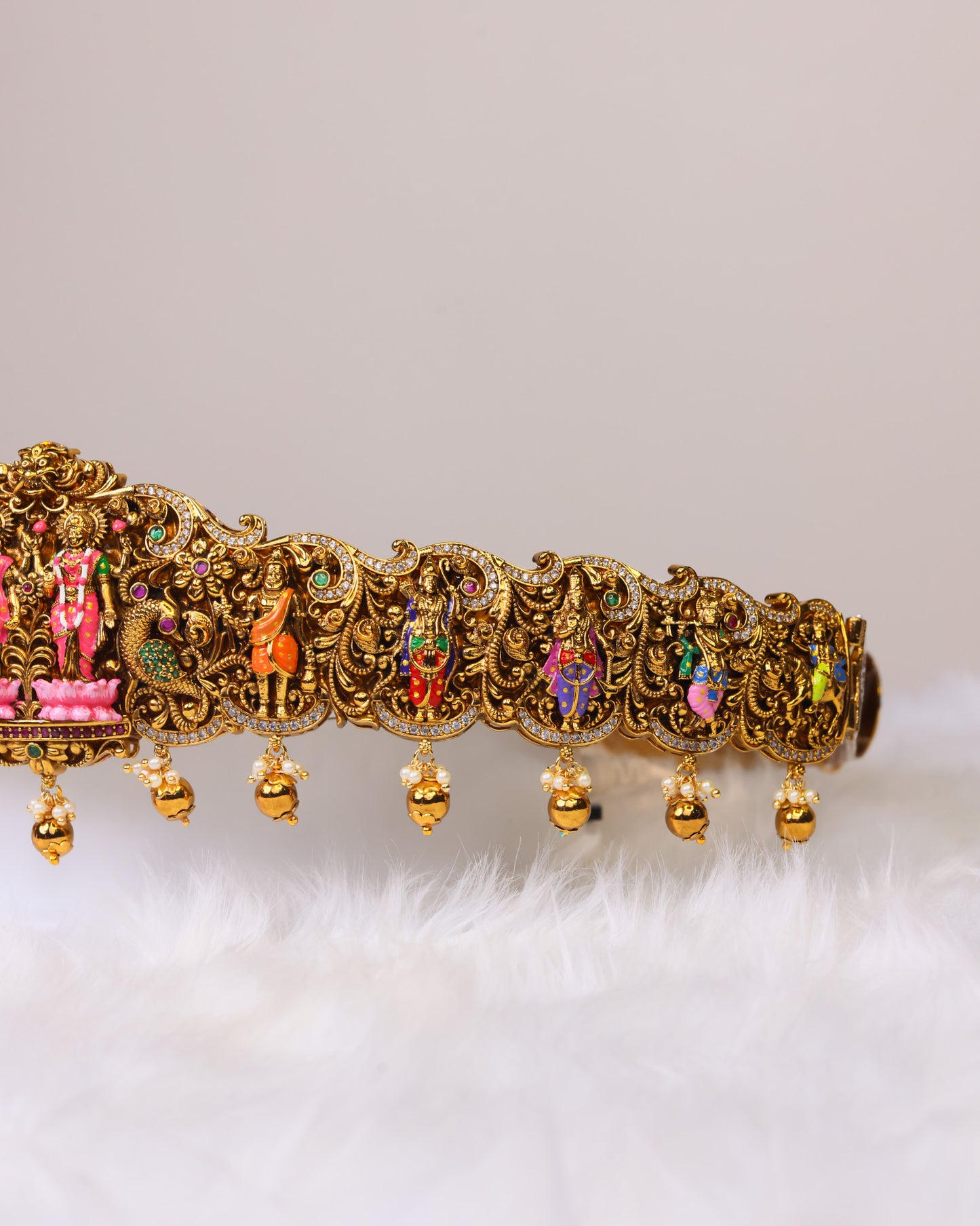 Vaikuntha Vaibhava Dashavatara Vaddanam - (Premium Masterpiece Edition) – By Suwarnikaa Jewels