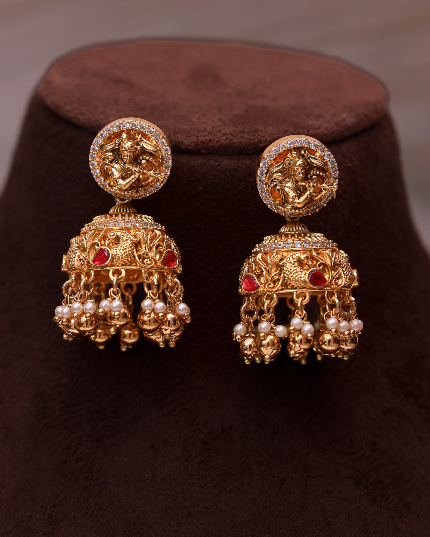 Sri Nandalala Alankara Haram – Premium South Indian Temple jewellery By Suwarnikaa Jewels