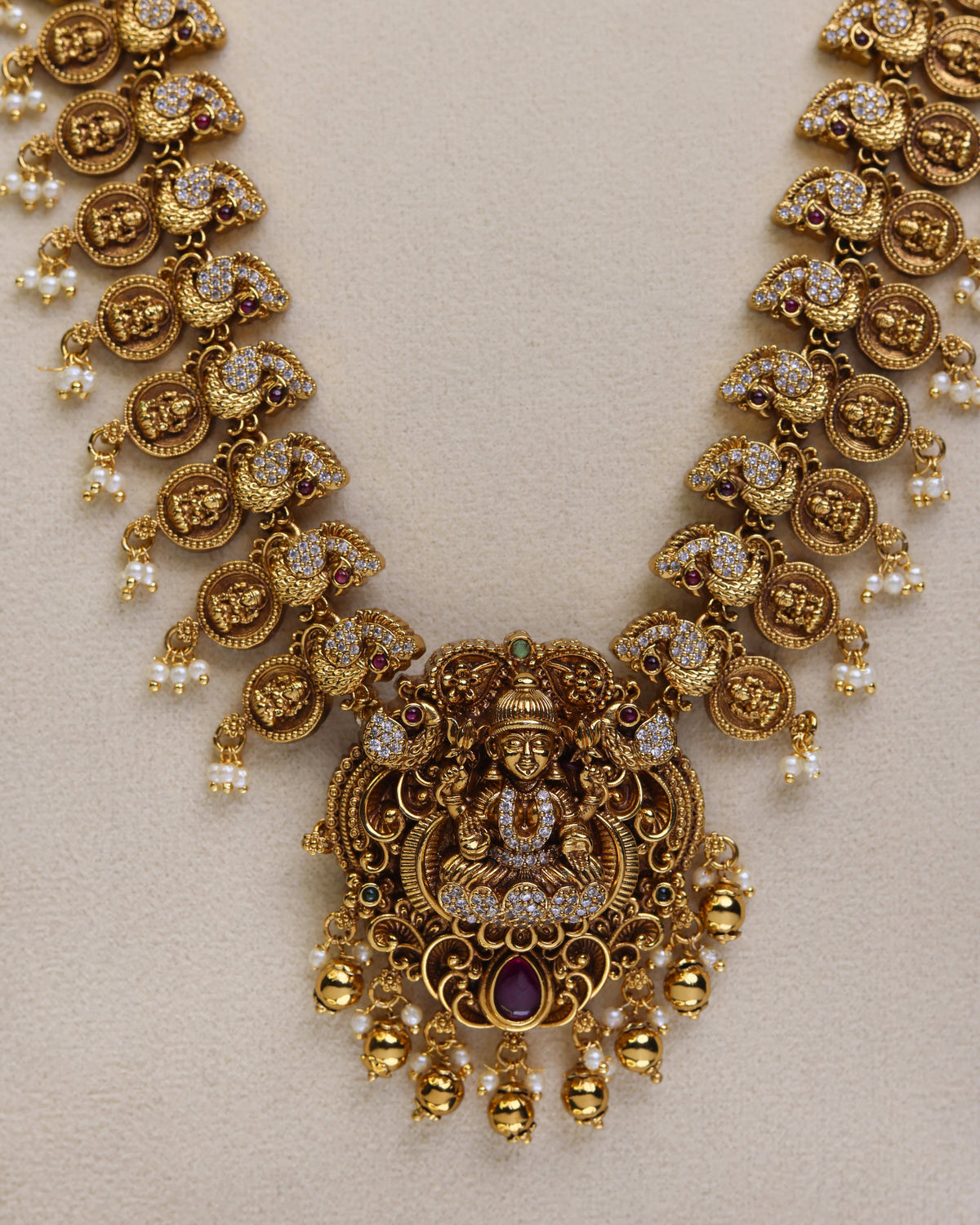 Swarna Lakshmi Ratna HaramSet– By Suwarnikaa Jewels