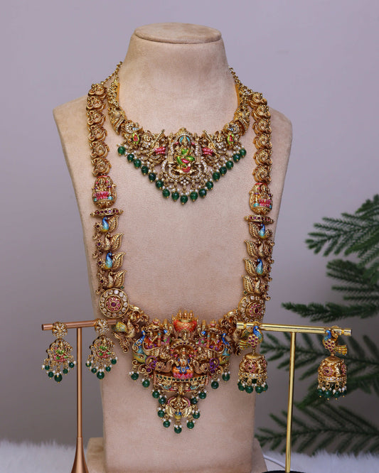 Sri Mahalakshmi Kanaka Alankara Bridal Set – By Suwarnikaa Jewels