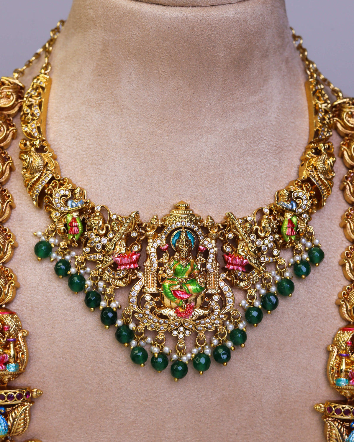 Sri Mahalakshmi Kanaka Alankara full Bridal Set – By Suwarnikaa Jewels