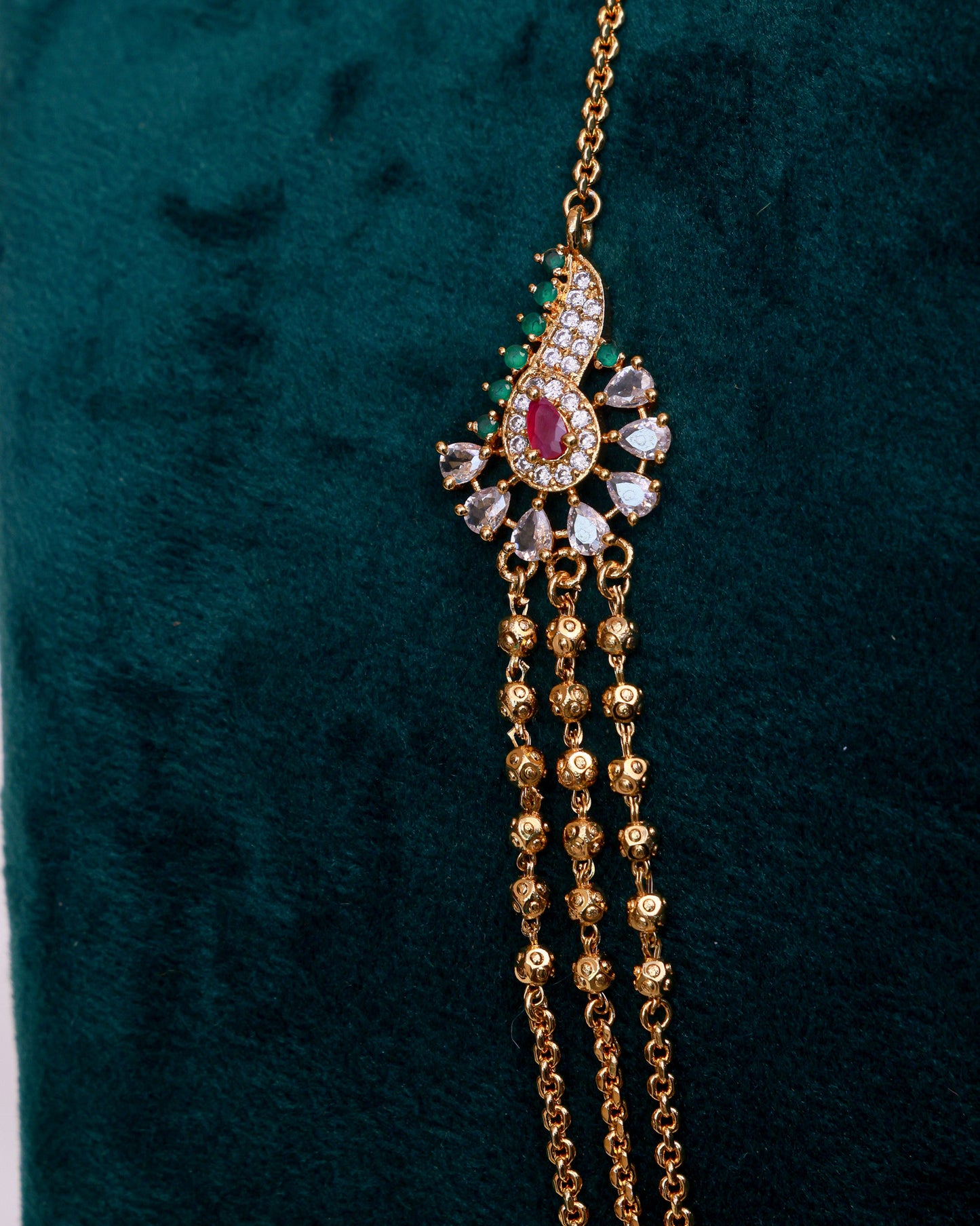 Koshalya Ratna Mala – Premium Gold Finish Necklace By Suwarnikaa Jewels