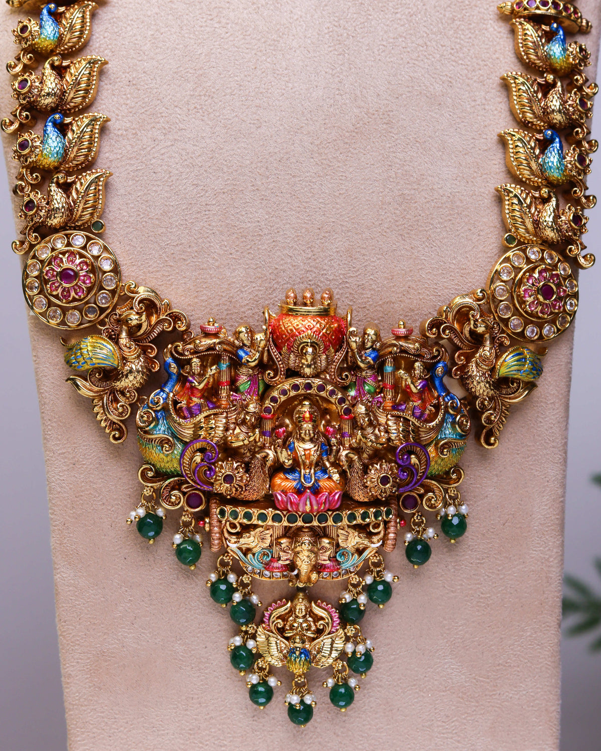 Sri Mahalakshmi Kanaka Alankara full Bridal Set – By Suwarnikaa Jewels