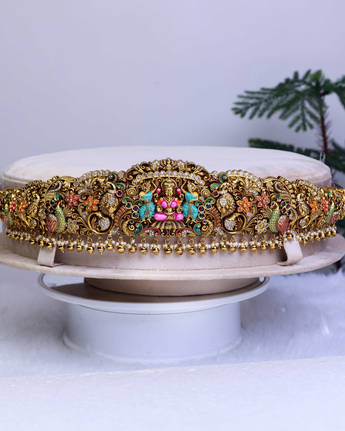 Sri Mahalakshmi Kanaka Alankara full Bridal Set – By Suwarnikaa Jewels