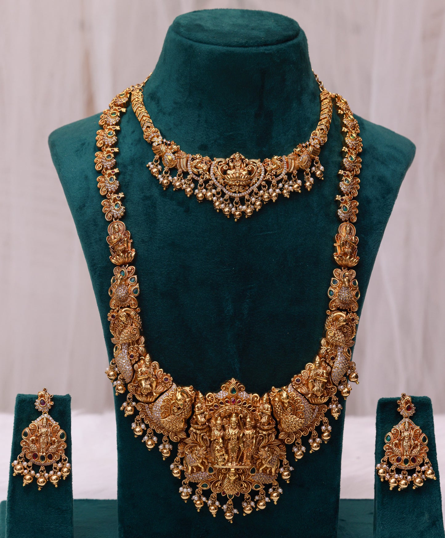 Seetha Rama Shubha Vaibhavam Set – Premium South Indian Temple Bridal Combo By Suwarnikaa Jewels