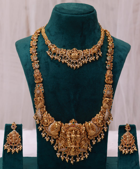 Seetha Rama Shubha Vaibhavam Set – Premium South Indian Temple Bridal Combo By Suwarnikaa Jewels