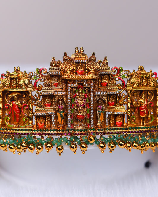 Tirumala Gopura Srinivasa Mahavaibhava Vaddanam- (Premium Masterpiece Edition) – By Suwarnikaa Jewels (Copy)