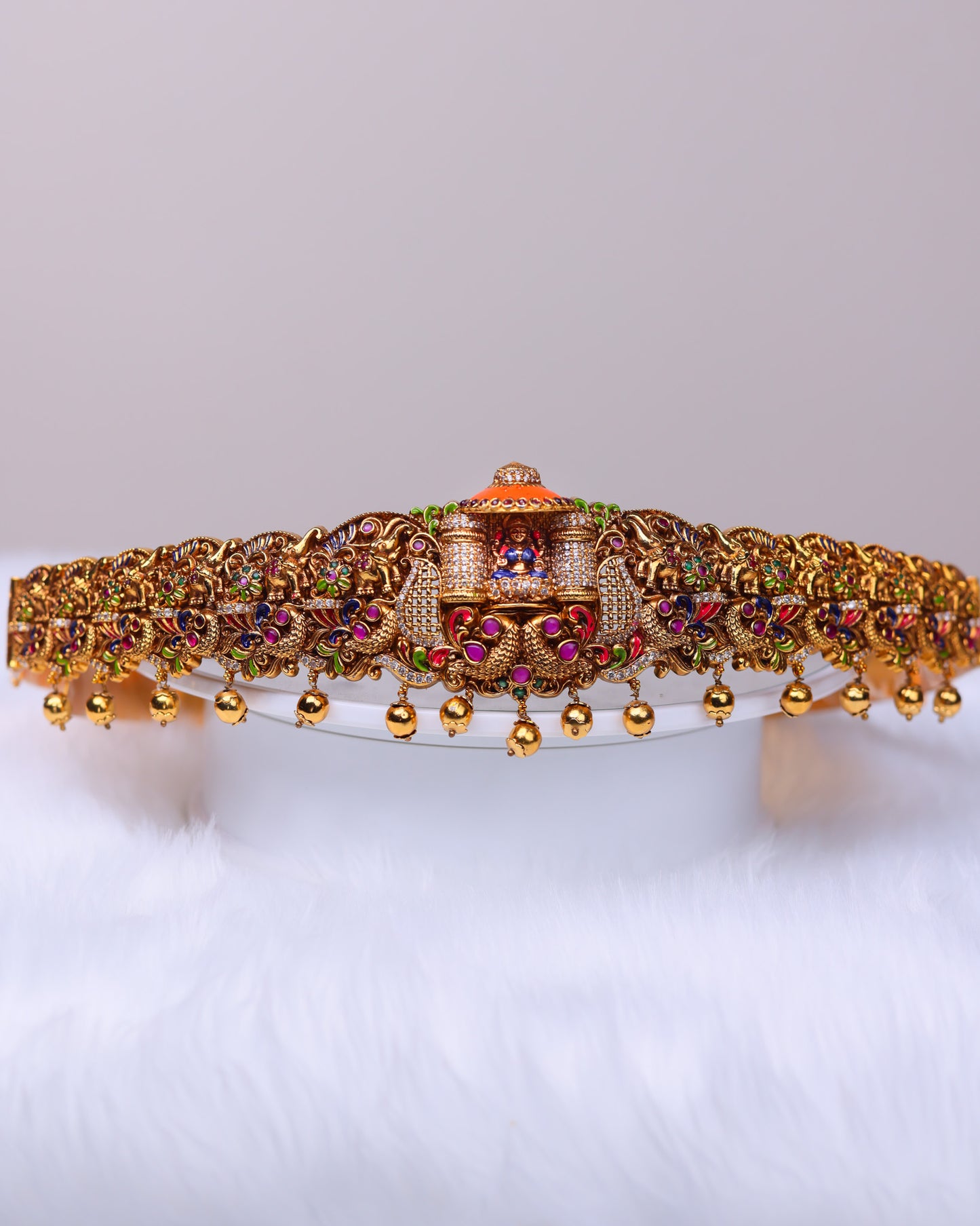Sri Mahalakshmi Mandapa Vaibhava Vaddanam - (Premium Masterpiece Edition) – By Suwarnikaa Jewels