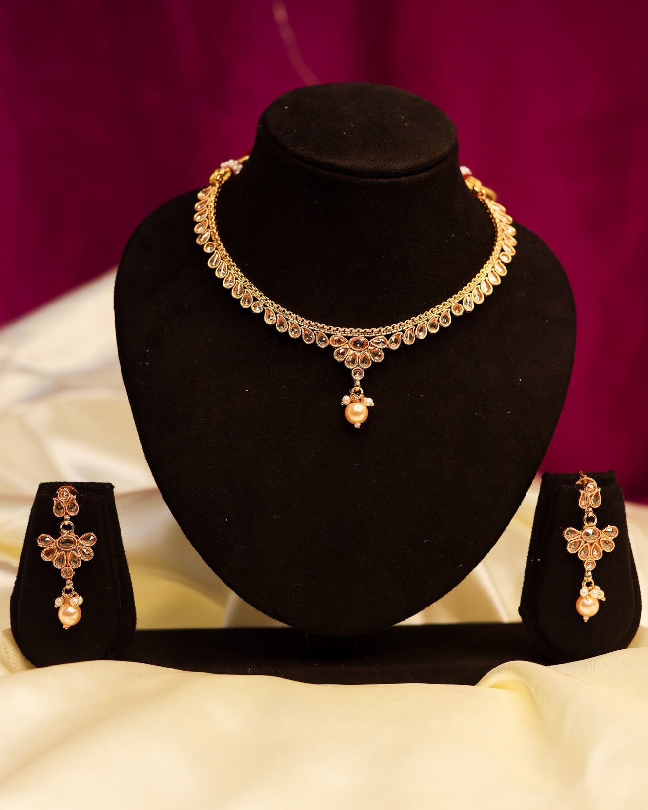 Kanakavalli Grace white pearl by Suwarnikaa Jewels