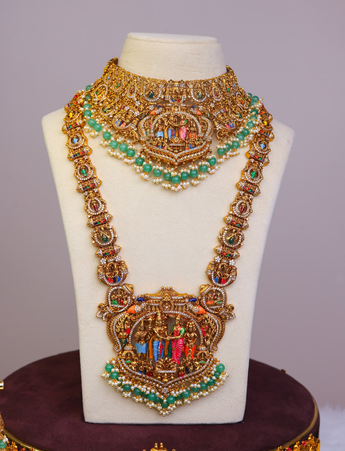 Sri Srinivasa Kalyana Mahotsava Bridal Set- (Premium Masterpiece Edition) – By Suwarnikaa Jewels
