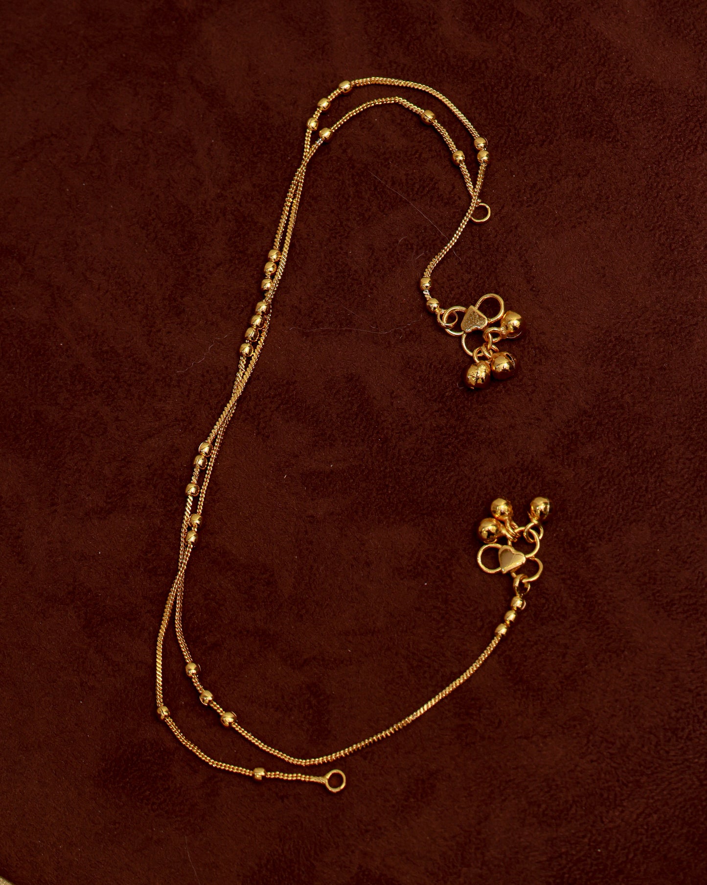 Vritika Heritage V3 Anklets by Suwarnikaa Jewels