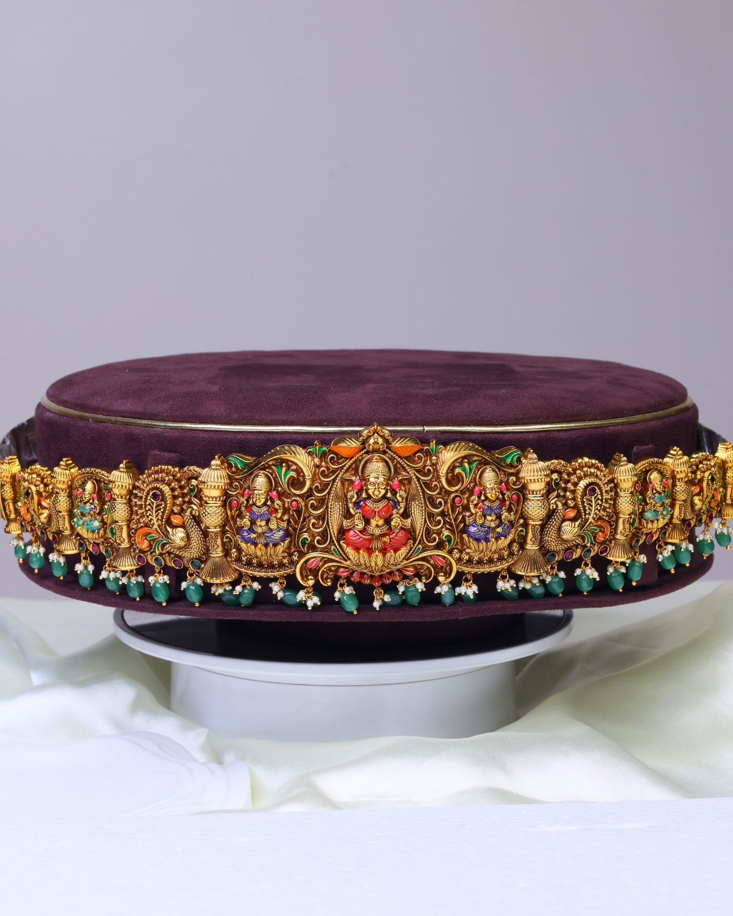 Sri Mahalakshmi Vaibhava Bridal Set- (Premium Masterpiece Edition) – By Suwarnikaa Jewels