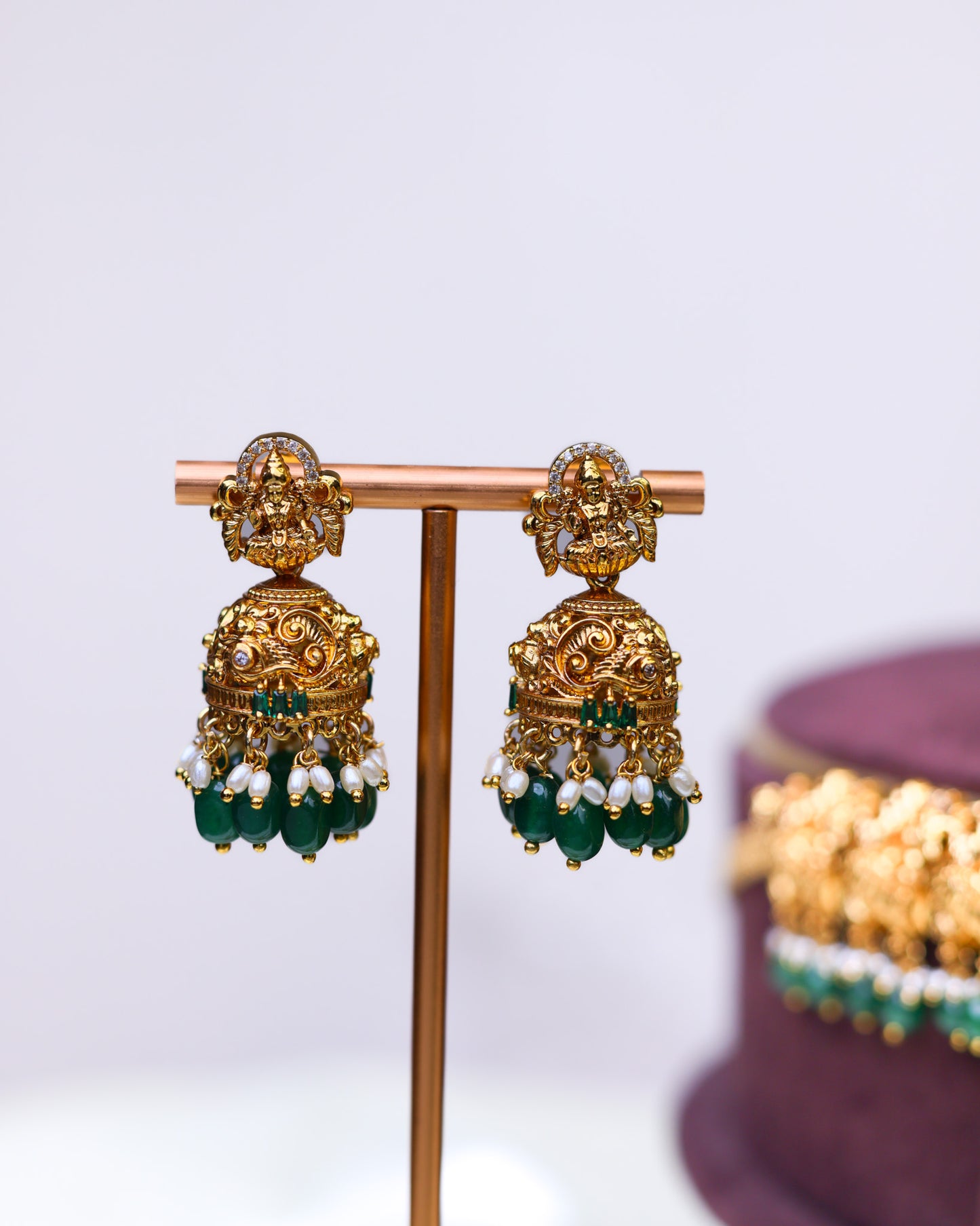 Sri Mahalakshmi Divya Mandapam Vaibhava Bridal Set - (Premium Masterpiece Edition) – By Suwarnikaa Jewels