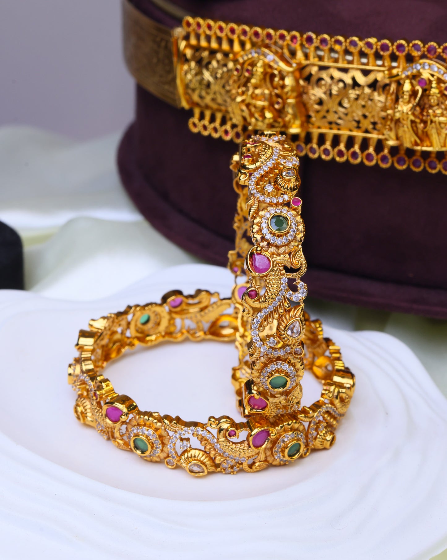 Sri Indira Kanaka Vaibhava Bridal Set - (Premium Masterpiece Edition) – By Suwarnikaa Jewels