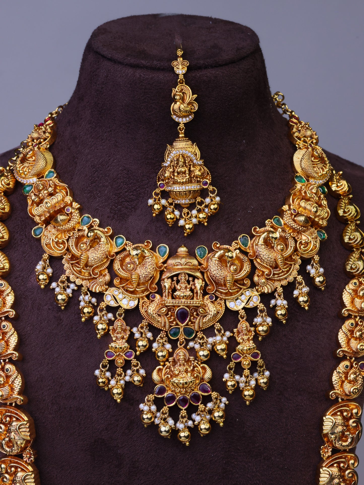 Sri Indira Kanaka Vaibhava Bridal Set - (Premium Masterpiece Edition) – By Suwarnikaa Jewels