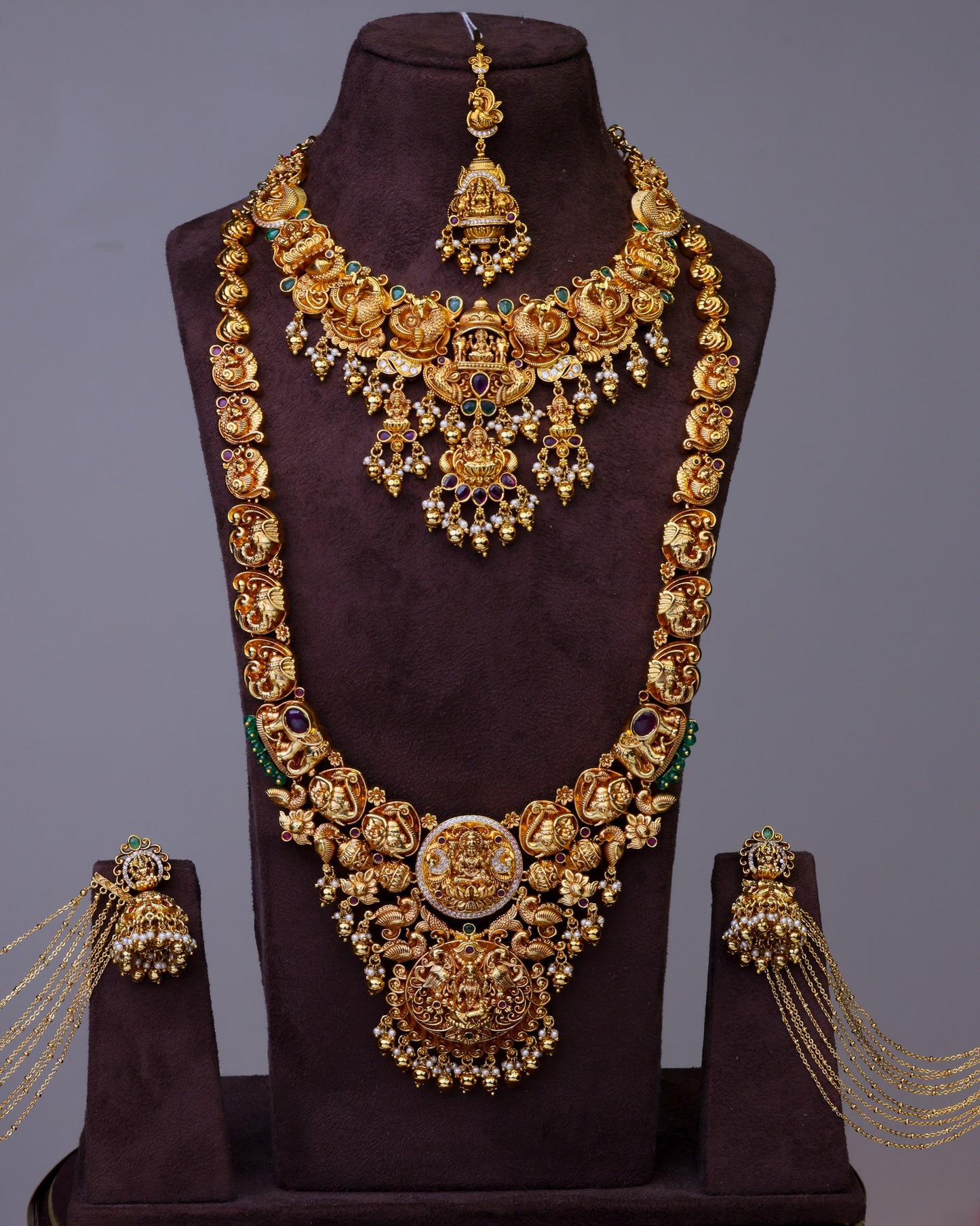 Sri Indira Kanaka Vaibhava Bridal Set - (Premium Masterpiece Edition) – By Suwarnikaa Jewels