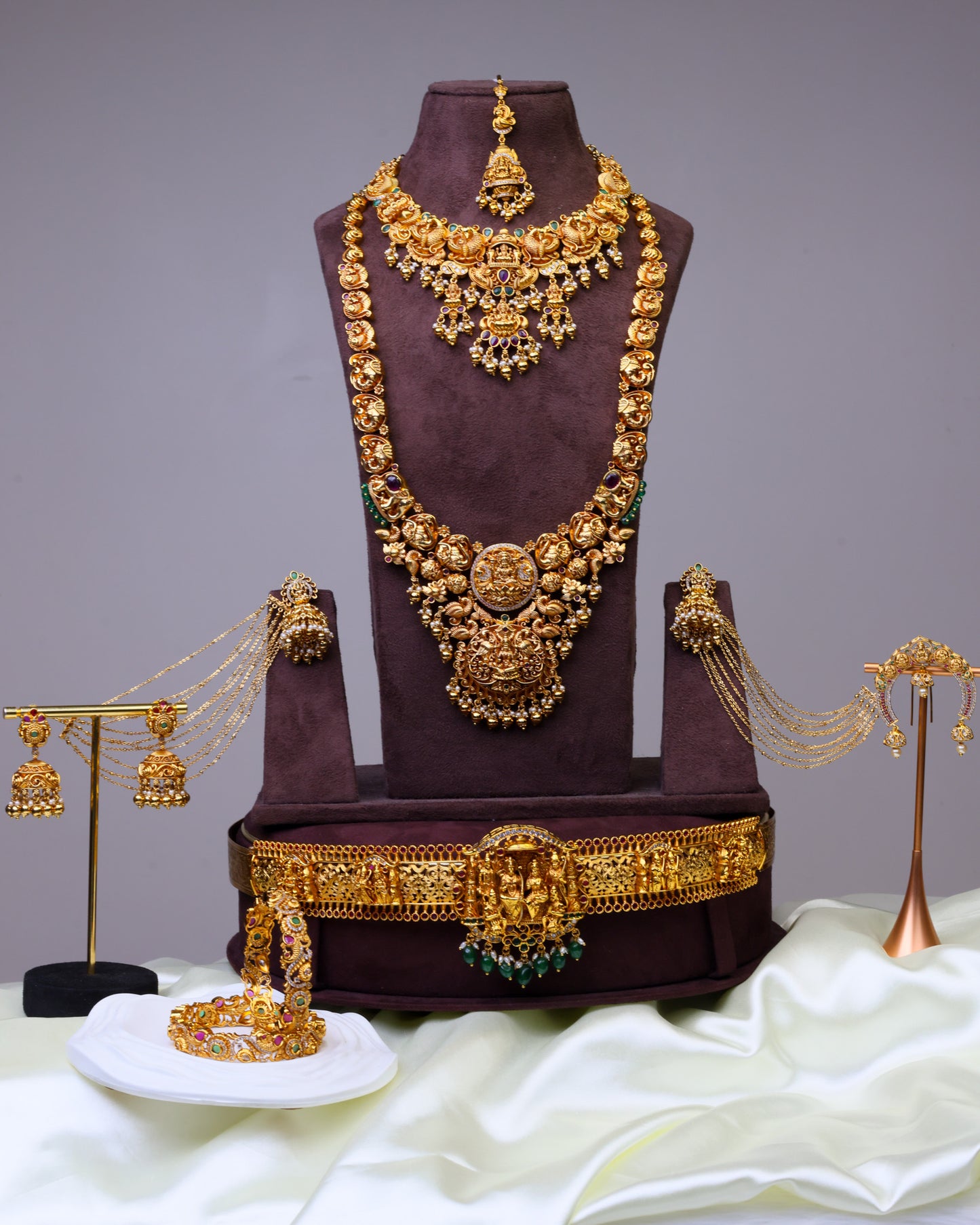 Sri Indira Kanaka Vaibhava Bridal Set - (Premium Masterpiece Edition) – By Suwarnikaa Jewels