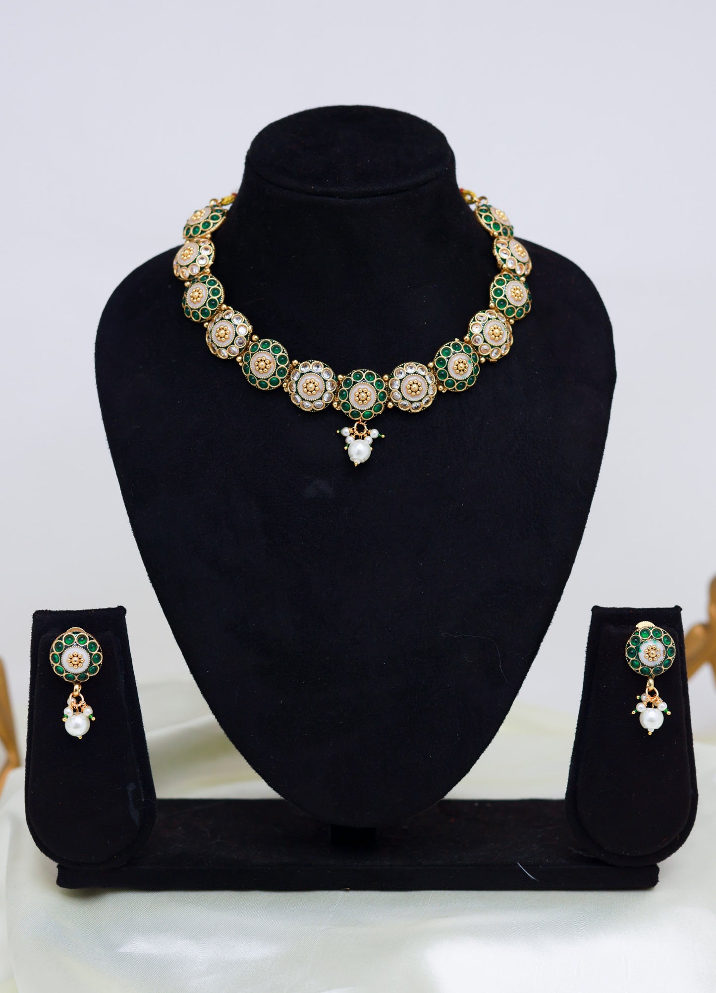 Amruthanjali Green by Suwarnikaa Jewels