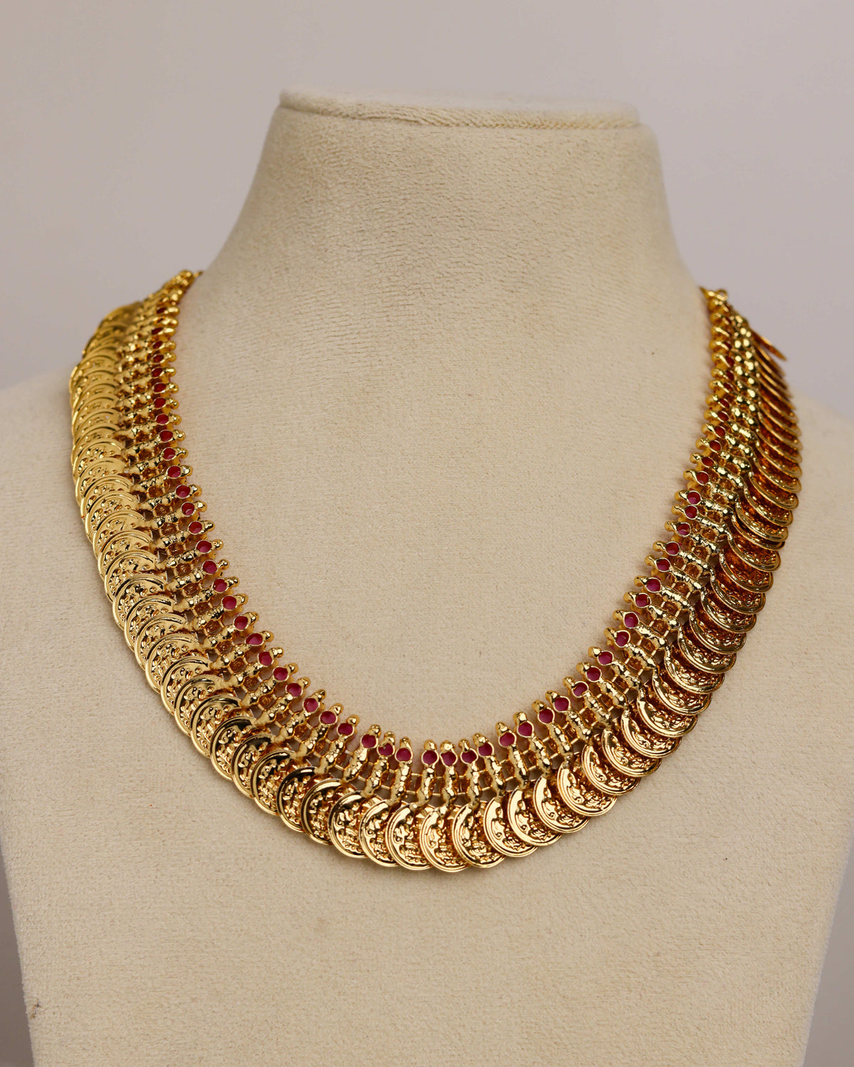 Padmavati Kasula Haram ruby – By Suwarnikaa Jewels