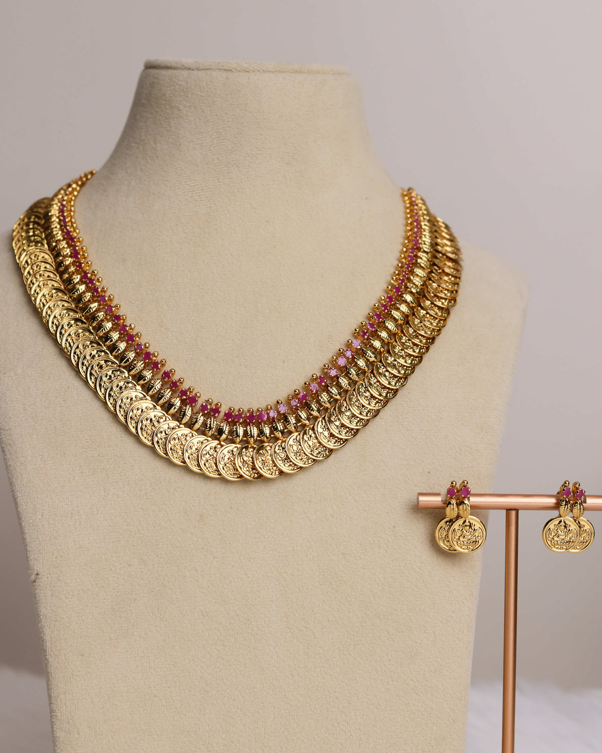 Padmavati Kasula Haram ruby – By Suwarnikaa Jewels
