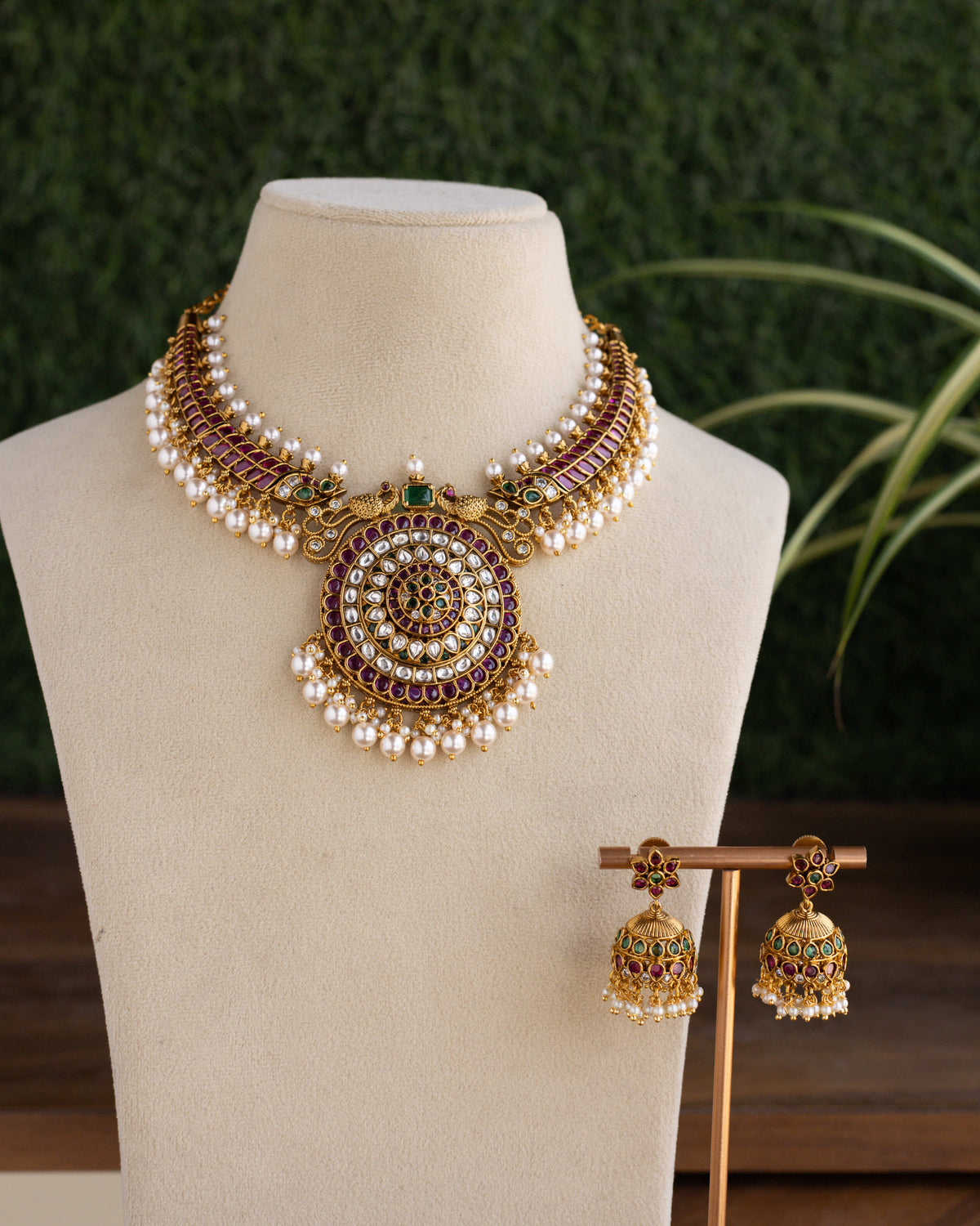Padmaraga Ratnavali Set – By Suwarnikaa Jewels