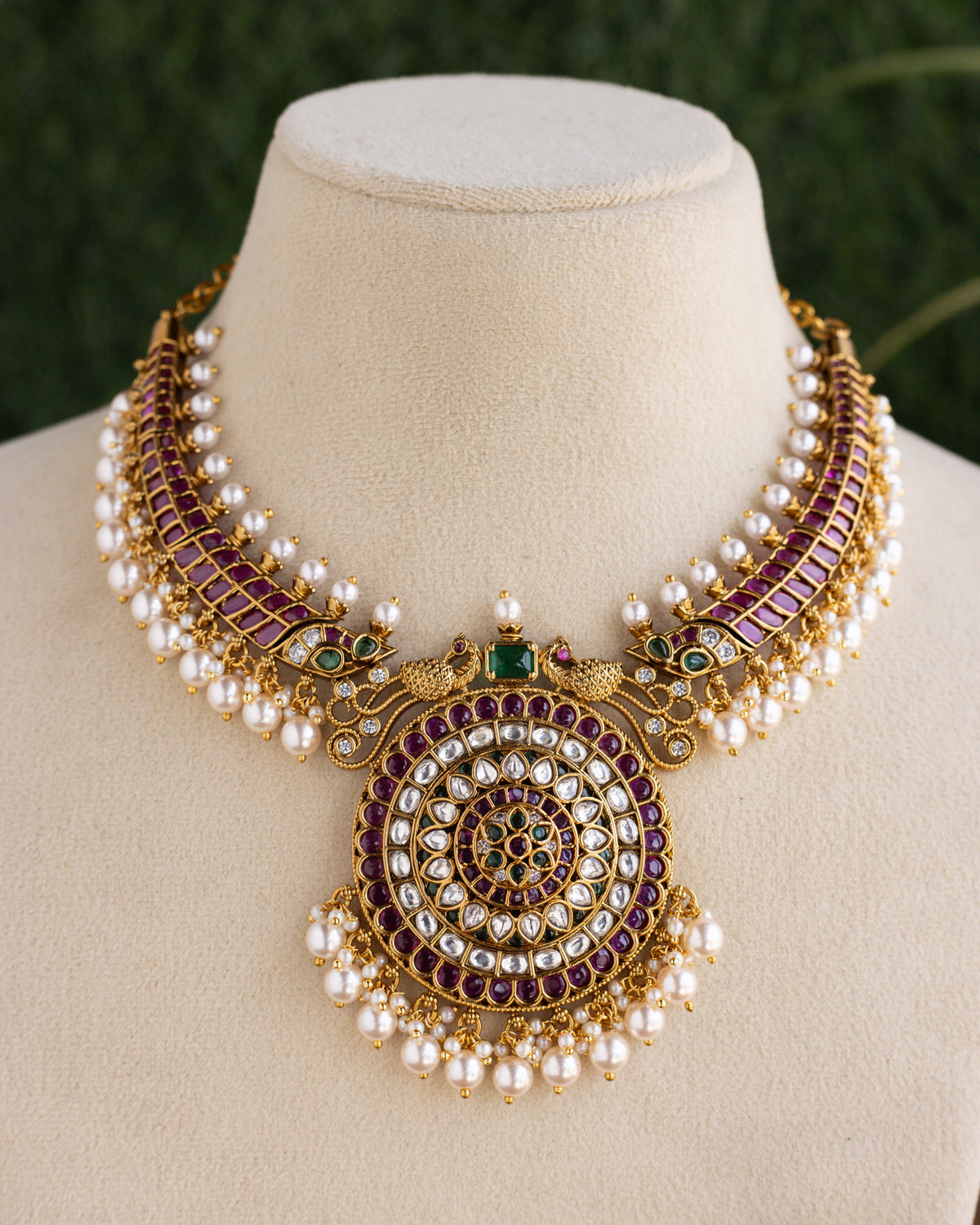 Padmaraga Ratnavali Set – By Suwarnikaa Jewels