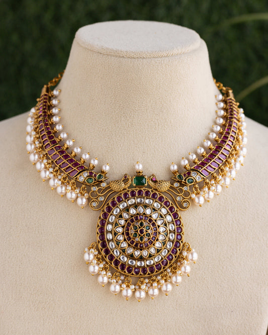 Padmaraga Ratnavali Set – By Suwarnikaa Jewels